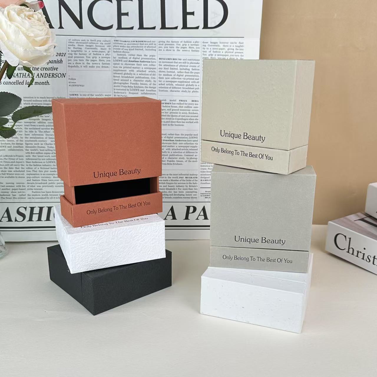 手串礼盒高档抽拉首饰盒首饰包装饰品盒戒指包装盒水晶手串包装盒