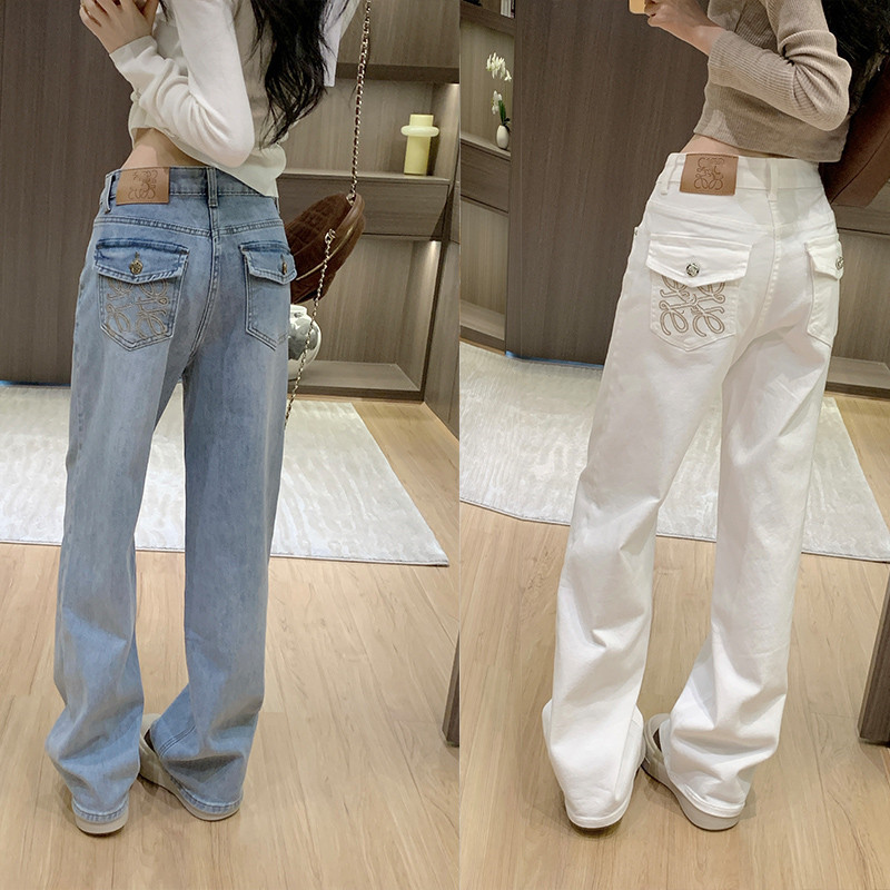 European Station 26 Spring Shenzhen Nanyou New Fashion Versatile High-Waisted Slimming Straight-Leg Jeans for Women Hot Sale European Station 26 Spring Shenzhen Nanyou New Fashion Versatile High-Waisted Slimming Straight-Leg Jeans for Women Hot Sale
