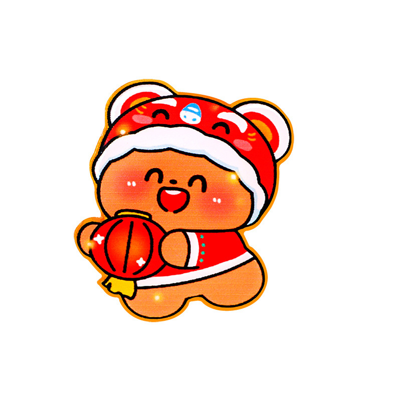 Cartoon children's acrylic brooch