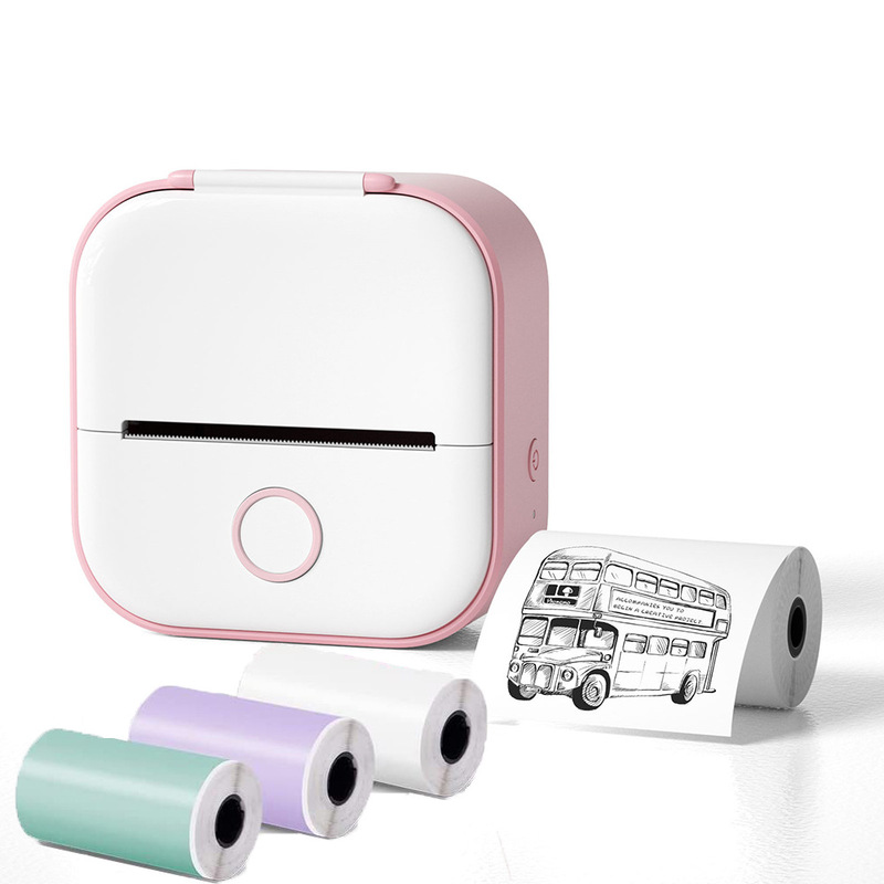 海外版t02家庭用ミスミニポケット携帯bluetoothラベル写真手帳サーマルプリンタ|undefined