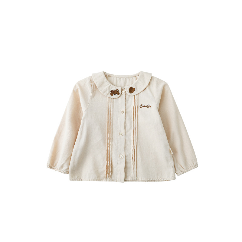Wulibuyi niñas traje de otoño dibujos animados suspender falda arco decoración del bebé lindo calcetines camisa los niños