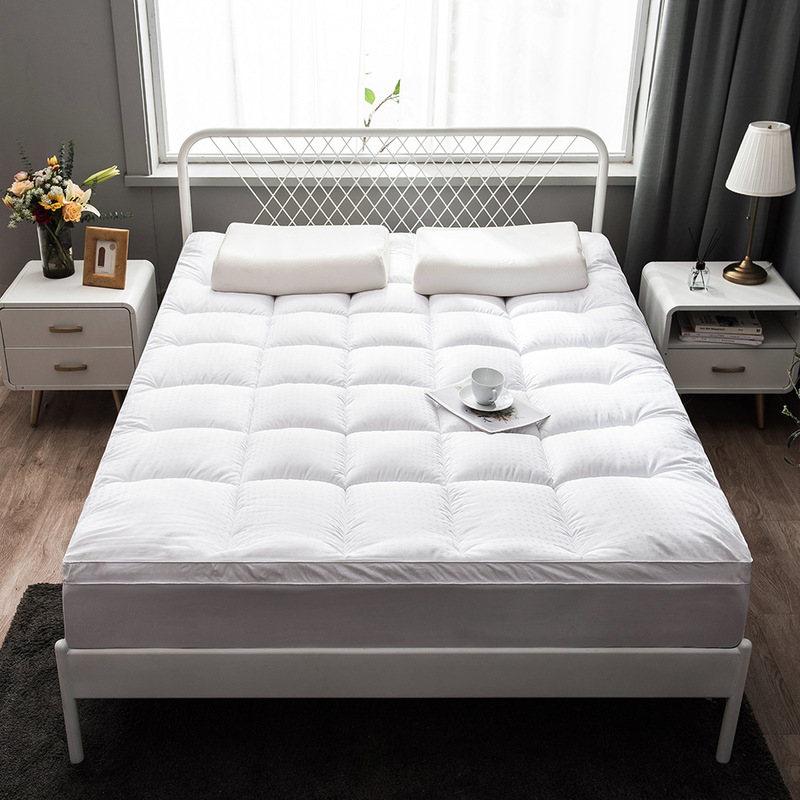 Foreign trade quilted mattress cool breathable fluffy soft fitted sheet stretchable to 50cm deep mattress protective cover bed