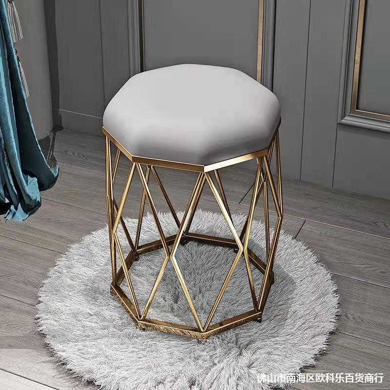 梳妝凳輕奢化妝凳梳妝台凳子現代美甲椅子女生簡約臥室家用凳批發