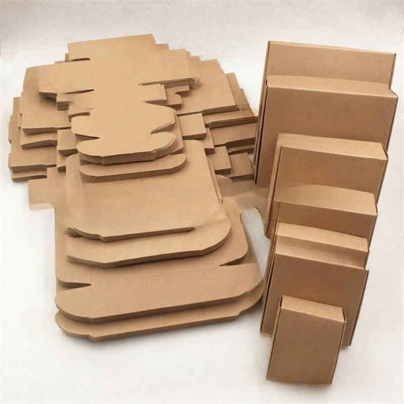 白色飞机盒定 做纸盒牛皮纸现货白卡迷你瓦楞小印皂包装盒二直销