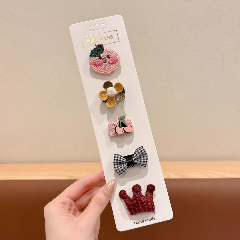 Clip de pelo para bebés no lesiones, clip de pelo para bebés, lindos clips de pelo para niñas, todo incluido para niños, toque de cabeza para bebés