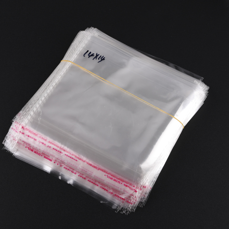 Accesorios de joyería de bricolaje bolsa de material bolsa opp bolsa de embalaje de plástico transparente bolsa de ropa bolsa autoadhesiva accesorios