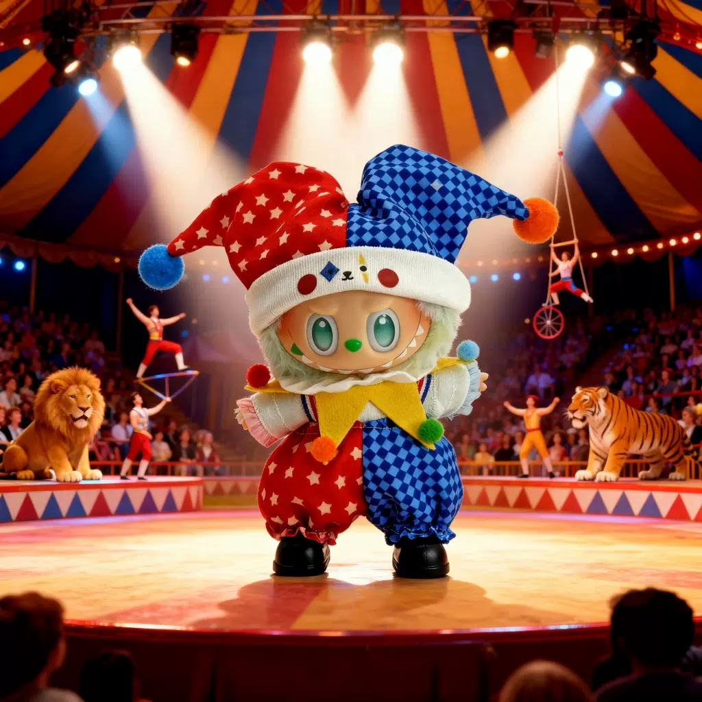 [仅娃衣]labubu娃衣马戏团小丑服套装拉布布娃衣衣服一二三代通用