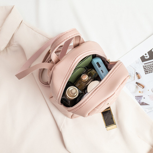 Fashion embroidered women's backpack women's niche design high-end sense ins Cambridge small backpack foreign trade wholesale