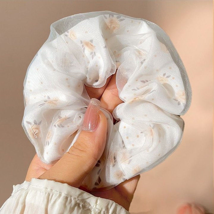 Encaje retro francés, diadema de intestino grueso, mujer 2025, nuevo estilo, cuerda para el cabello, banda de goma, lazo, dulce cuerda para el cabello, accesorios para el cabello