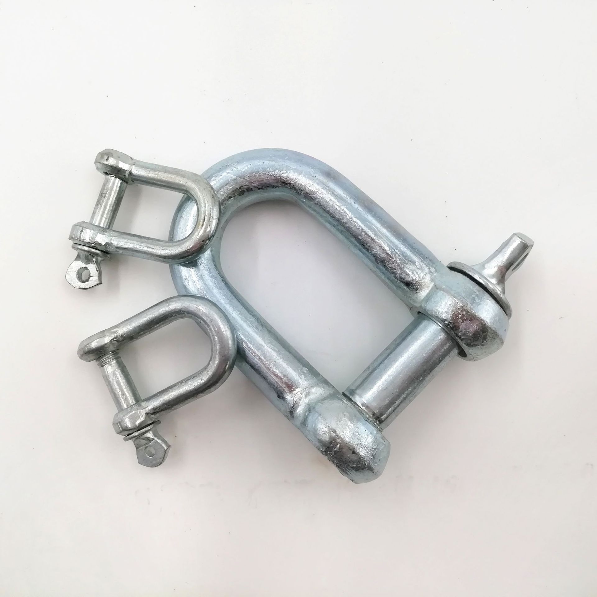欧式D型卸扣链接环U型马蹄扣镀锌卸扣M5-M38耐用船用链条吊绳链接