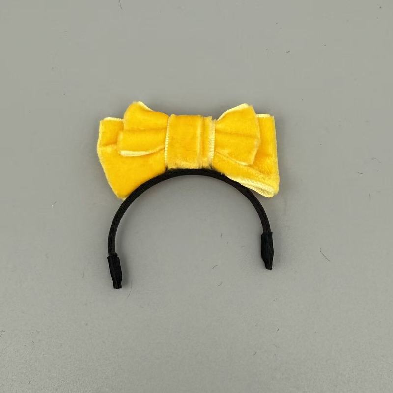 Labubu ラブブリボンヘッドバンドビッグレッドキャンディーカラーのリボンヘッドバンド人形ピンクヘッドバンドアクセサリー|undefined