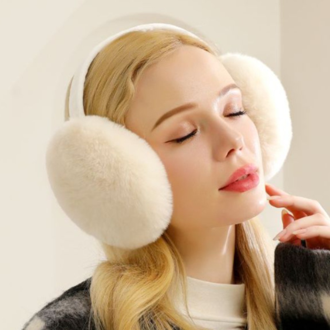 Ruia estricta selección de plegable orejeras invierno hombres y mujeres a prueba viento pelo extraíble aro caliente felpa bolsa oreja