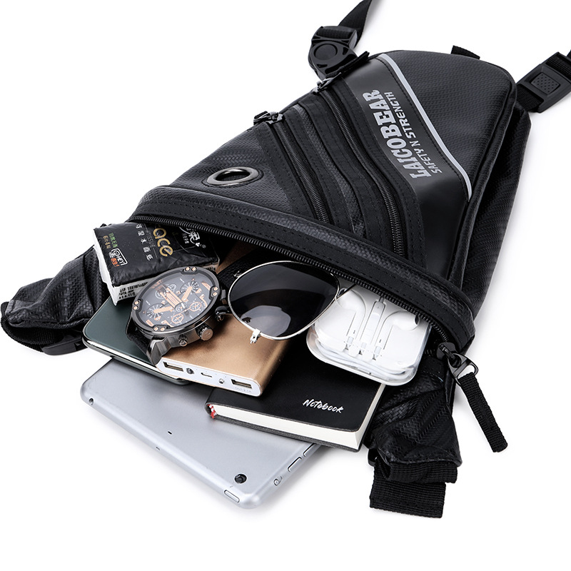 Motorcycle Cycling Leg Waist Bag Reflective Lightweight Men_voghion.com