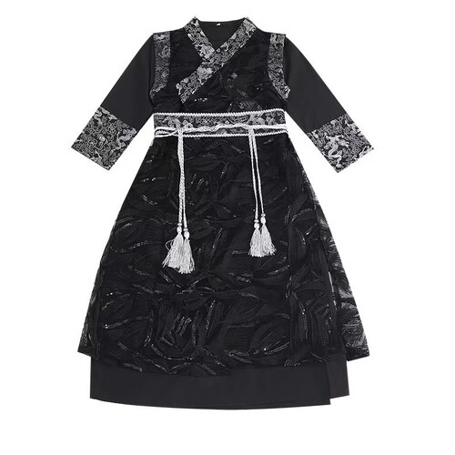 Boys Tang suit Hanfu Spring and Autumn Chinese style 2024 new children's ancient costume girls traditional performance attire