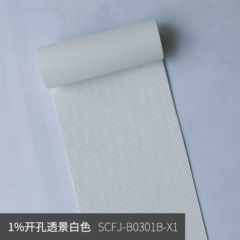 1% agujero abierto white-SCFJ-B0301B-X1 transparente