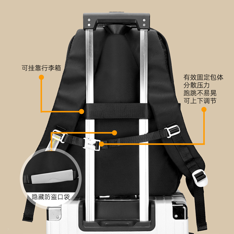 Mochila femenina 2024 nueva moda coreana de gran capacidad escuela secundaria escuela secundaria estudiante mochila bolsa de viaje de ocio al por mayor