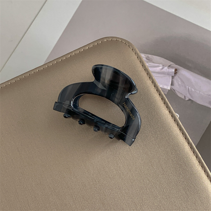 Clip de acetato elegante tocado Cabeza trasera femenina cabeza de princesa tamaño pequeño pinza de pelo horquilla de moda clip de tiburón Cola de Caballo horquilla