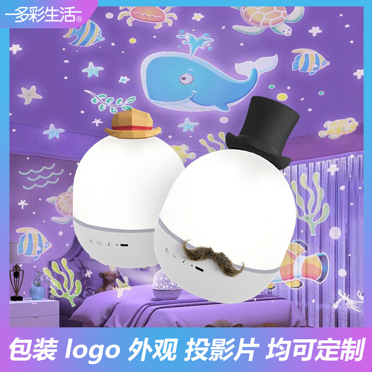 Lamp with projector