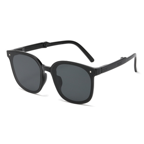 Folding sunglasses for men, anti-UV, ultra-light, female internet celebrity, same air cushion polarized sunglasses wholesale