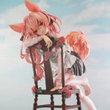 Daimo Wan GK Rabbit Flova Двумерная красивая девушка на коленях, фигурка кролика, аниме, периферийная модель