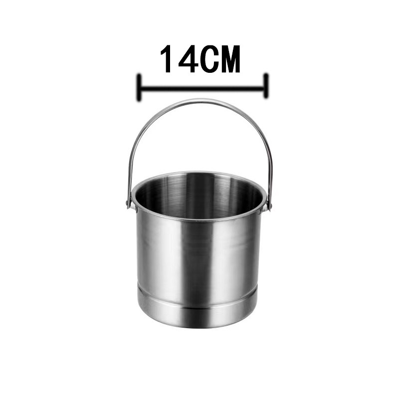 Cubo de hielo de acero inoxidable al aire libre cubo de hielo portátil música Bar KTV cerveza helada vino champán cubo Nuevo