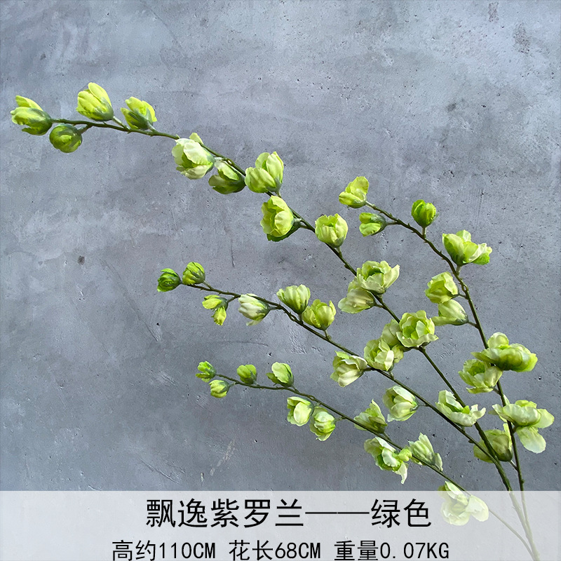 Elegante verde violeta