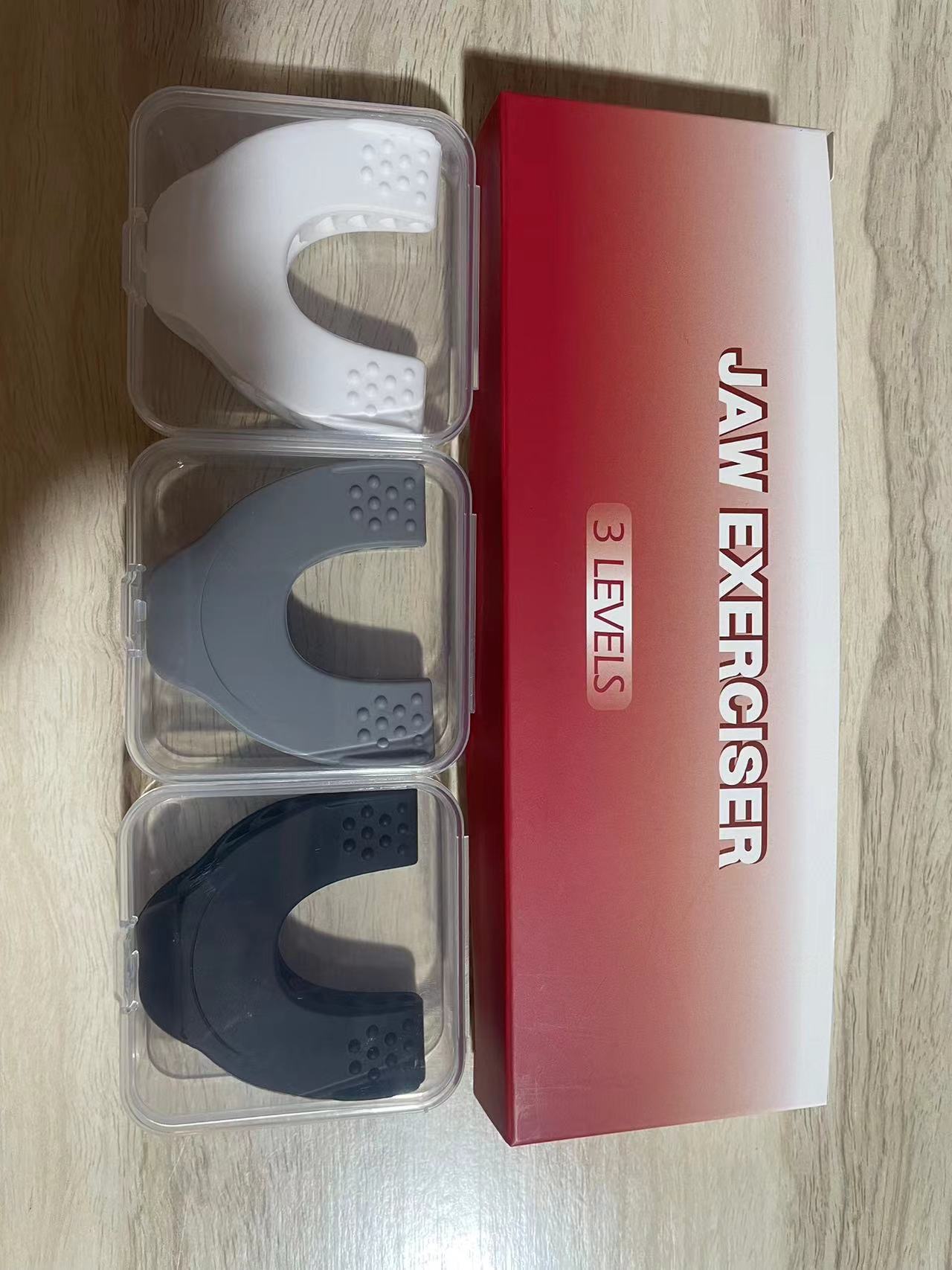 Nuevo entrenamiento bola masajista bola Entrenamiento Entrenador mandíbula entrenador masajista bola fitness facial cara entrenamiento