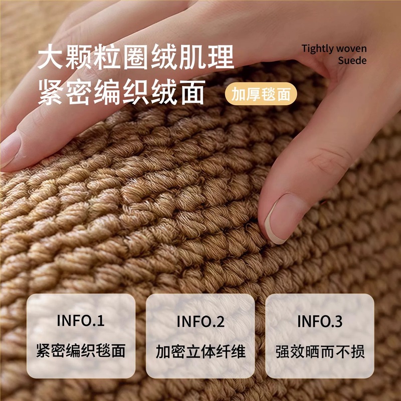 菠萝圈入户门地毯卧室玄关加厚地垫高端轻奢耐脏防滑门口进门脚垫|undefined