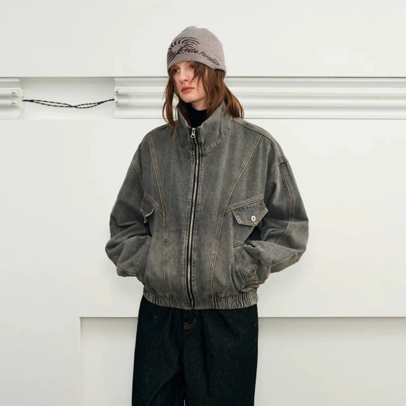 Американская деконструкция мойка с перевернутым вырезом джинсовая куртка мужская весна и осень новая свободная повседневная куртка топ