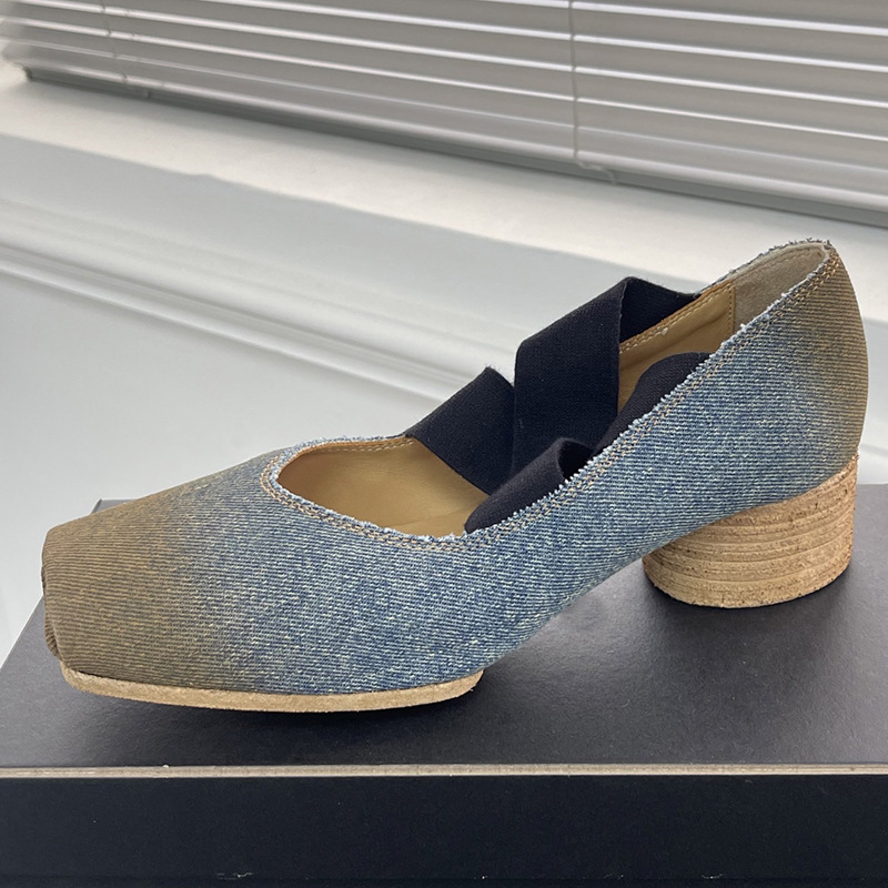 Mid Heel Denim [High Version]
