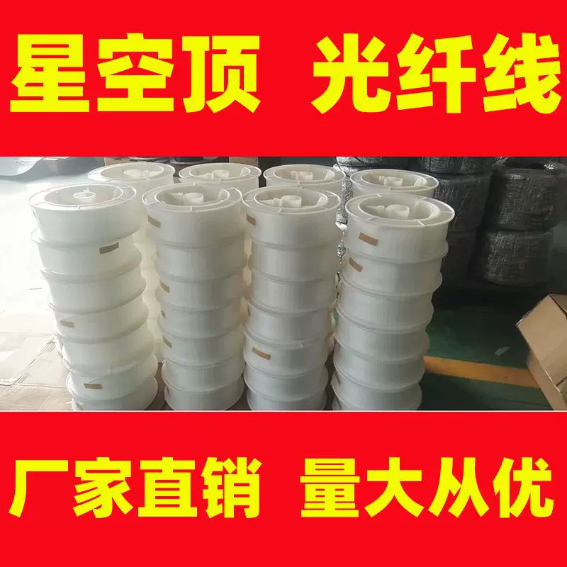 厂家塑料光纤导光星空顶光纤线PMMA光源透光混泥土直光纤