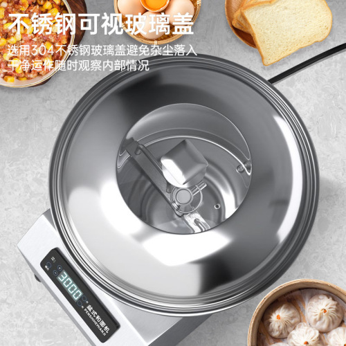 Multifunctional automatic commercial bowl type and dough machine 8 kg flour mixer, detachable bidirectional stuffing and dough kneading machine