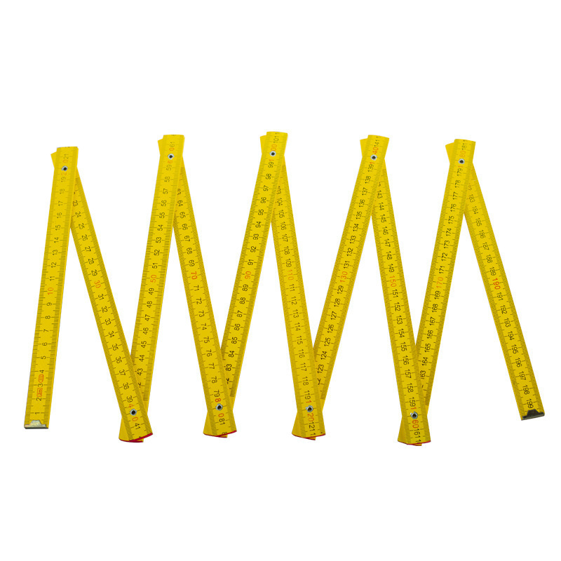 Regla plegable de madera Regla plegable Regla de madera Regla métrica Regla de escala Herramientas de dibujo Suministros didácticos