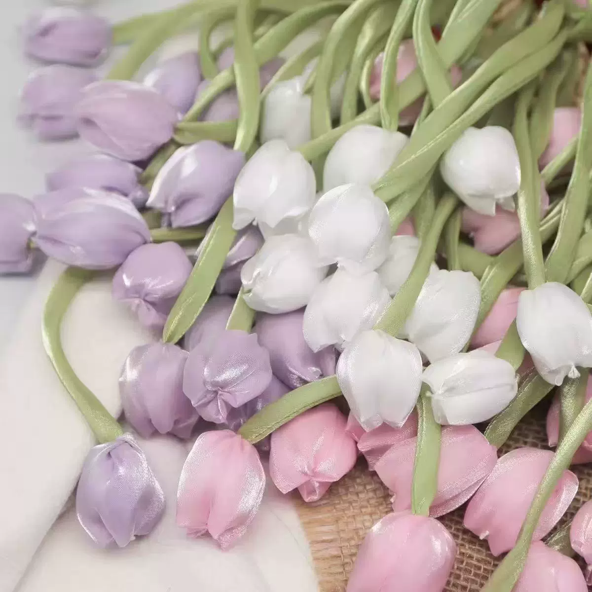 Аксессуары для детской одежды, аксессуары, головные уборы, заколки для волос, украшения, бутоны тюльпанов, аксессуары для самостоятельного изготовления цвета макарон.