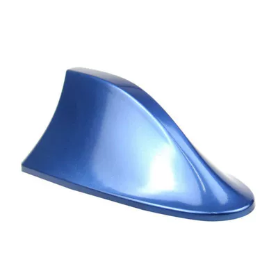 shark fin antenna with: vehicle antenna - blue