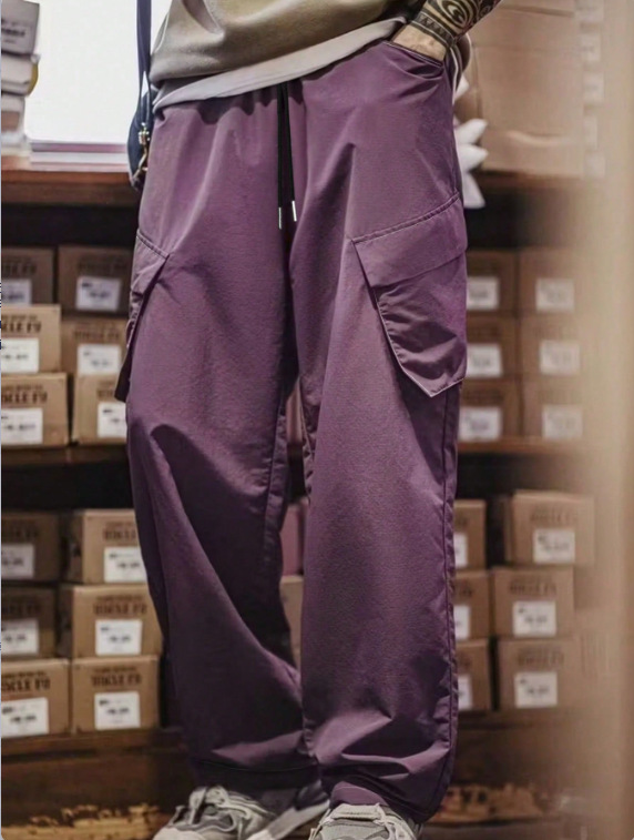 BLACKARMADA LK1371 Waterproof Cargo Pants For Men & Women, Paratrooper Style Tactical Joggers With Large Pockets, Baggy Combat Trousers_viptrois.com
