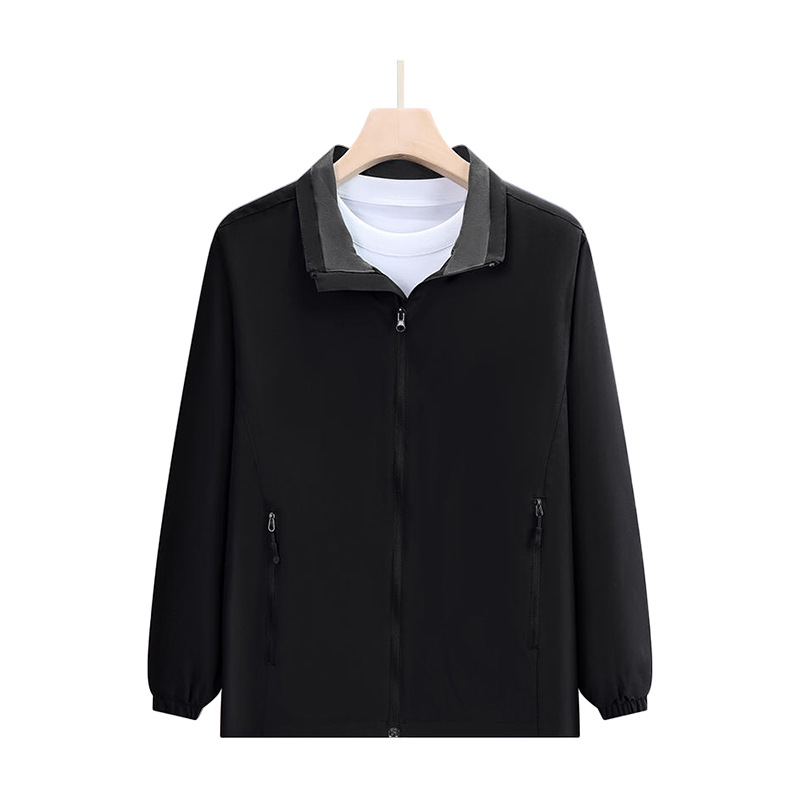 Ropa de trabajo de otoño abrigo anti-fouling ropa de trabajo rompevientos impermeable collar de soporte chaqueta de trabajo chaqueta logotipo impreso personalizado image 9