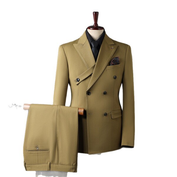 Korean men's classic suit jacket