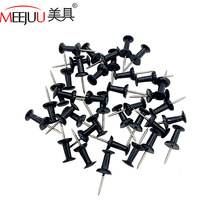 厂家直销黑色工字钉幼儿园创意美术绘画专用图钉留言板软木板钉子