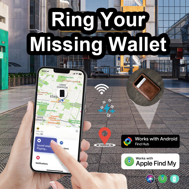 Dual-system IOS Google Card Wallet Smart Remote Finder Anti-Loss Device FindMy Find Hubq Search_voghion.com