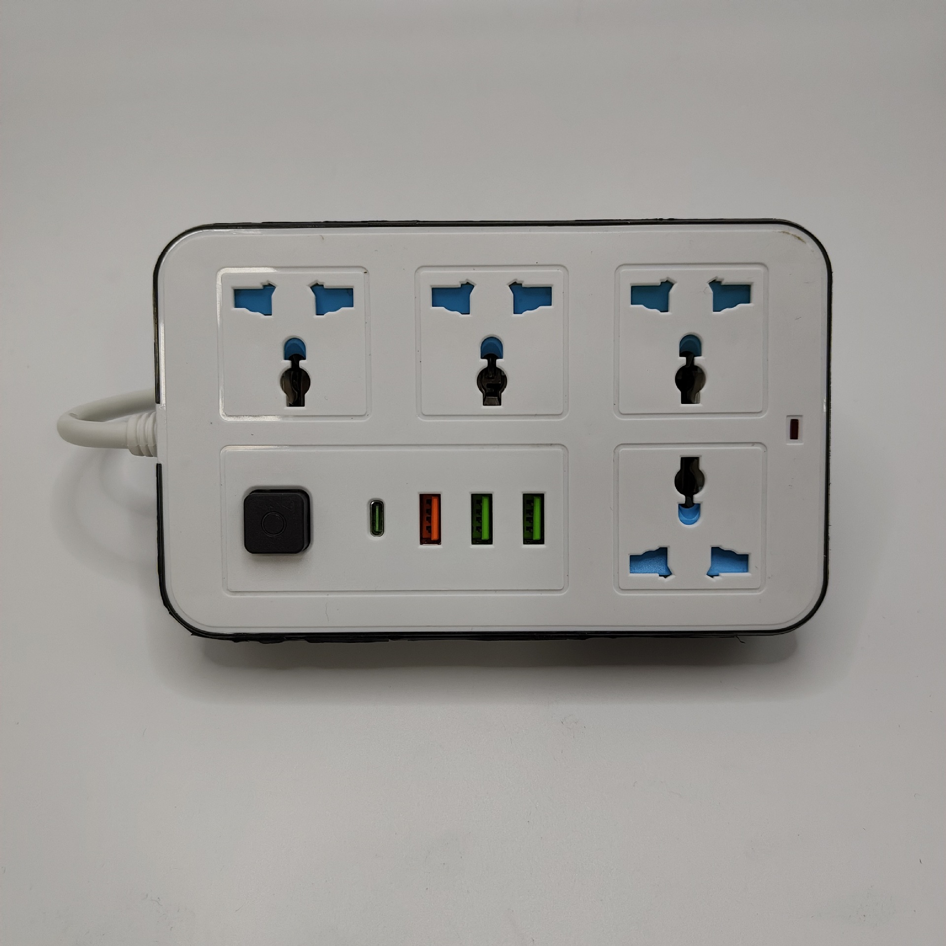 外贸国际通用插座英规排插USB带C口多用插线板欧规多插位开关插座