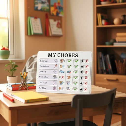 Self-discipline sticker pad for children, self-discipline sticker growth plan task sheet, replaceable plastic RV message board