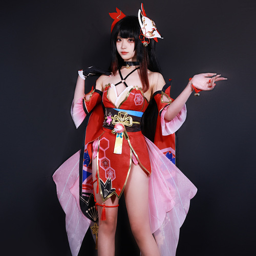 Fog City Collapse Star Dome Railway Cos Suit Masked Fool Hanabi cosplay game two-dimensional animation suit female