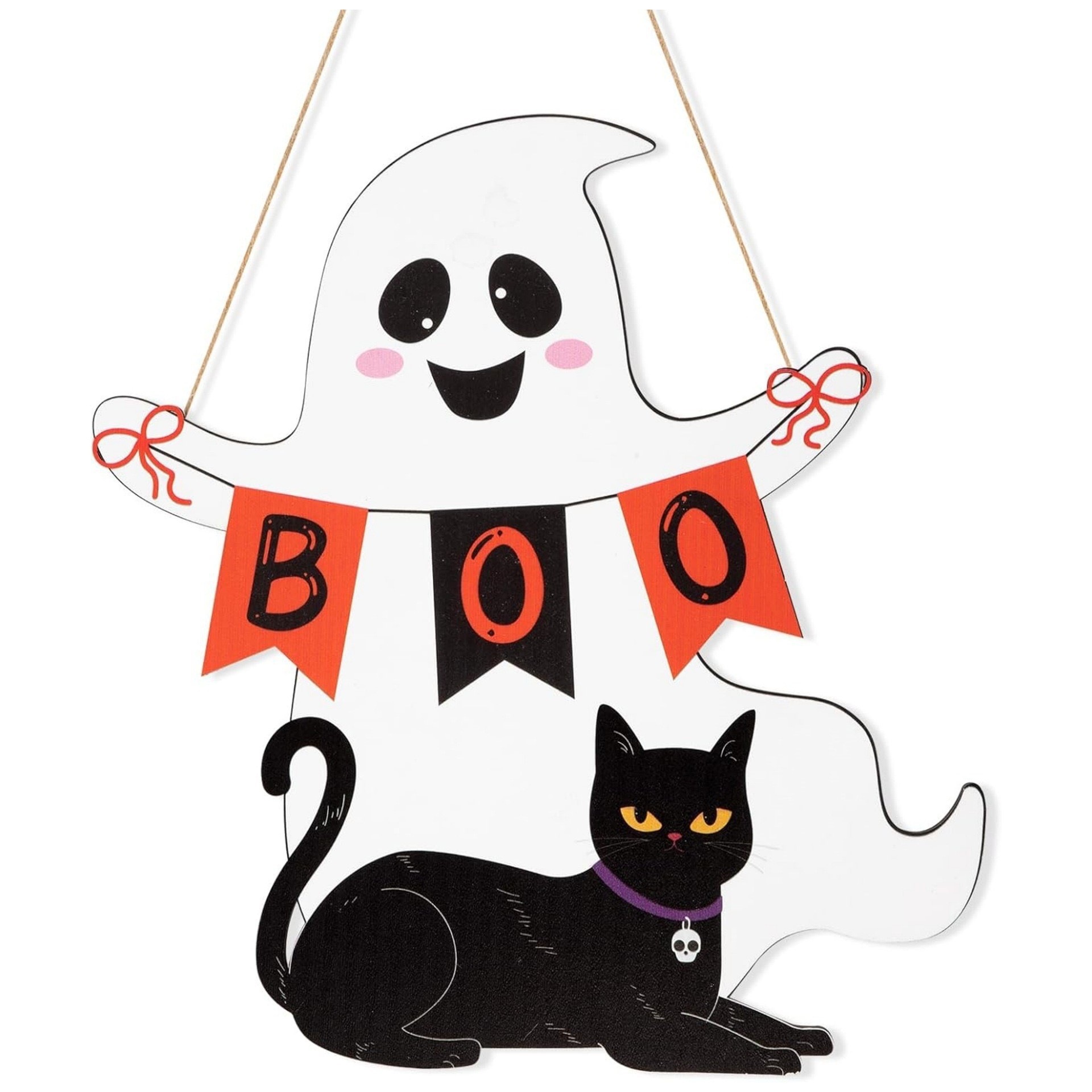 Colgante transfronterizo madera nueva atmósfera de fiesta de Halloween decoración del hogar patio decoración del vestíbulo lista de fabricantes de lote