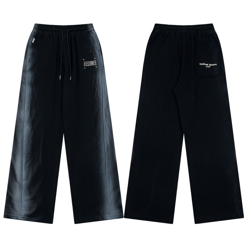 Cross-Border Maison Margiela Mm6 New Loose Casual Digital Embroidery Pants