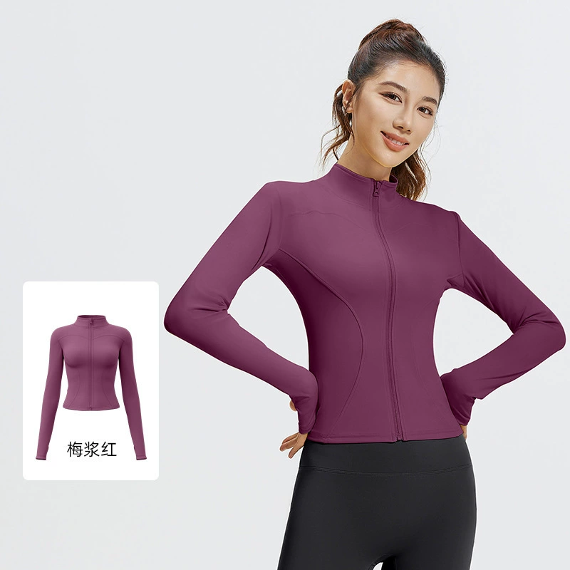 Спортивная одежда для йоги, куртка для зала, спортивный костюм, для бега, большой размер, облегающий