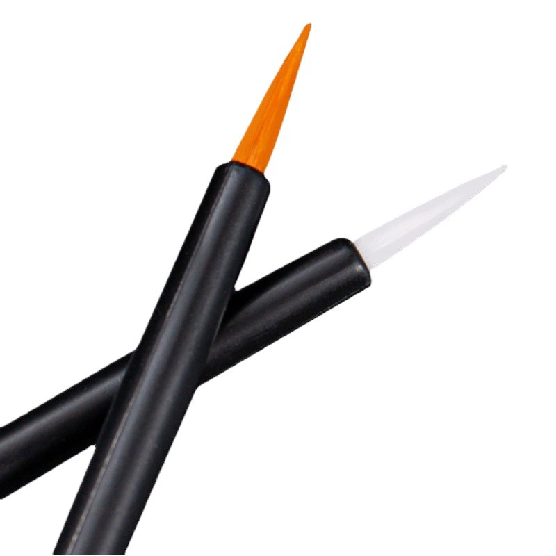 Одноразовая кисть для подводки глаз с золотыми отверстиями Ninong шерстяной Шелкопряд подводка для глаз очень тонкая подводка для губ красота инструмент для макияжа