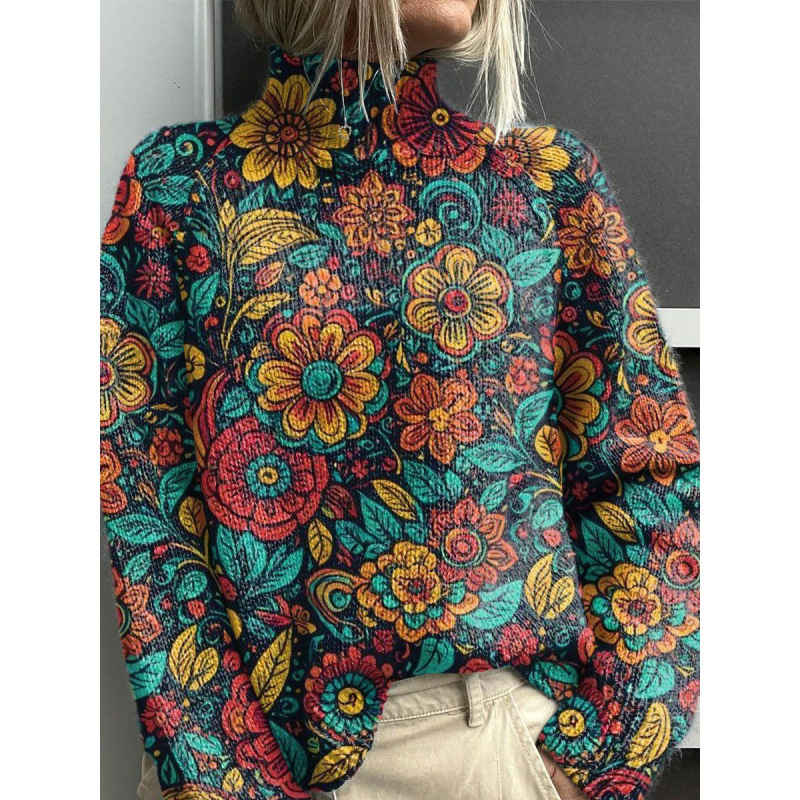 2025 Independent Station Cross-Border Xiyin Amazon New Christmas Abstract Print Casual Cape Jacket Cardigan 2025 Independent Station Cross-Border Xiyin Amazon New Christmas Abstract Print Casual Cape Jacket Cardigan