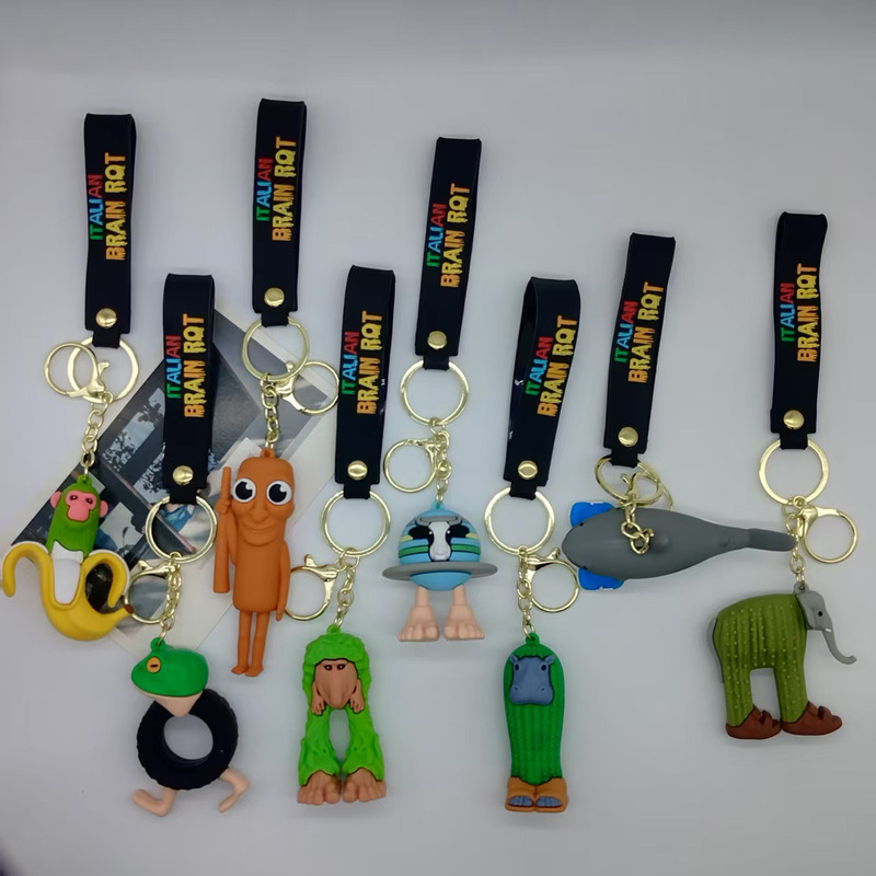 New Creative Foreign Shanhaijing Series Doll Keychain Pendant Bag Car Key Chain Accessories Gift