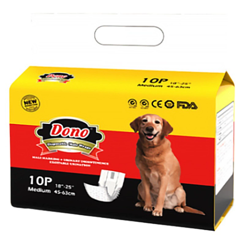 DONO собака физиологические штаны одноразовые подгузники для домашних животных мужской подгузник для собак сука тетя полотенце Amazon оптом
